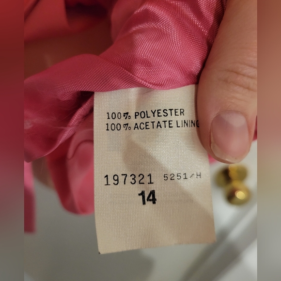 Koret Vintage Pink Blazer 14 (XL) - Picture 2 of 3